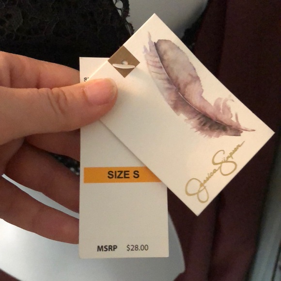 NWT Jessica Simpson black bra size small - Picture 2 of 3